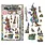 AALL & CREATE AALL & CREATE AUTOUR DE MWA #1505 WICKED CHORES A6 CLEAR STAMP SET