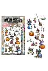 AALL & CREATE AALL & CREATE AUTOUR DE MWA #1506 BOO CREW A6 CLEAR STAMP SET
