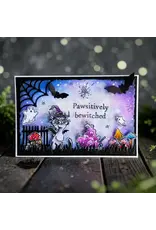 AALL & CREATE AALL & CREATE AUTOUR DE MWA #1506 BOO CREW A6 CLEAR STAMP SET
