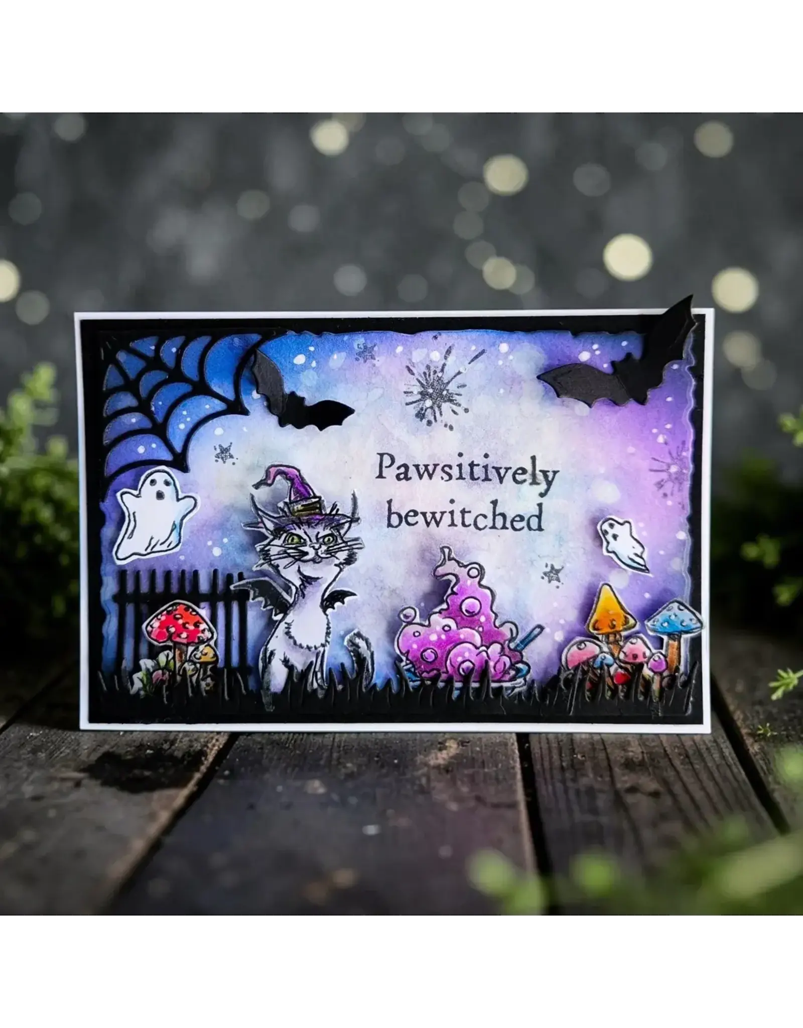 AALL & CREATE AALL & CREATE AUTOUR DE MWA #1506 BOO CREW A6 CLEAR STAMP SET