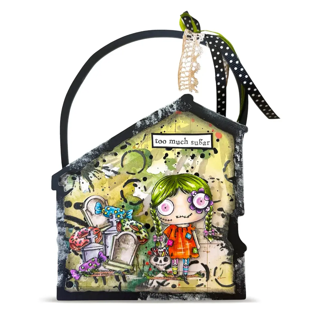 AALL & CREATE AALL & CREATE JANET KLEIN #1415 CANDY OVERLOAD A7 CLEAR STAMP SET