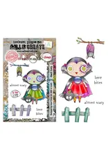 AALL & CREATE AALL & CREATE JANET KLEIN #1416 ALMOST SCARY A7 CLEAR STAMP SET