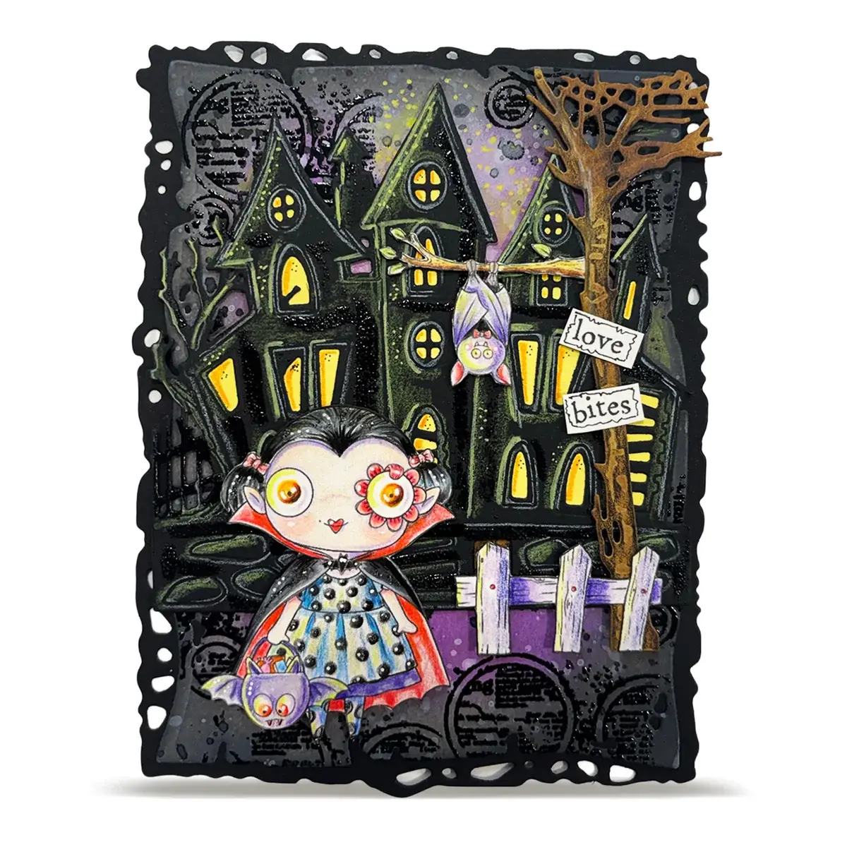 AALL & CREATE AALL & CREATE JANET KLEIN #1416 ALMOST SCARY A7 CLEAR STAMP SET