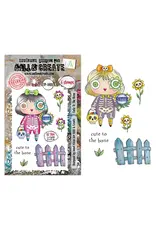 AALL & CREATE AALL & CREATE JANET KLEIN #1418 CUTE TO THE BONE A7 CLEAR STAMP SET