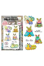 AALL & CREATE AALL & CREATE JANET KLEIN #1417 WHIFF 'N WINGS A7 CLEAR STAMP SET
