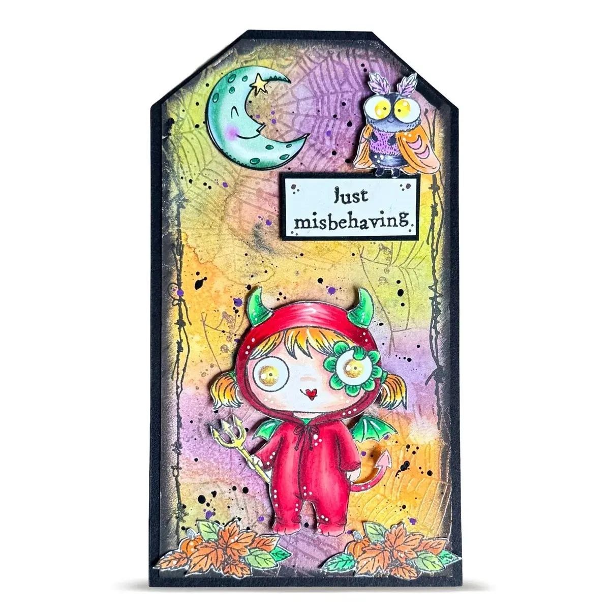 AALL & CREATE AALL & CREATE JANET KLEIN #1420 LIL' BOO A7 CLEAR STAMP SET
