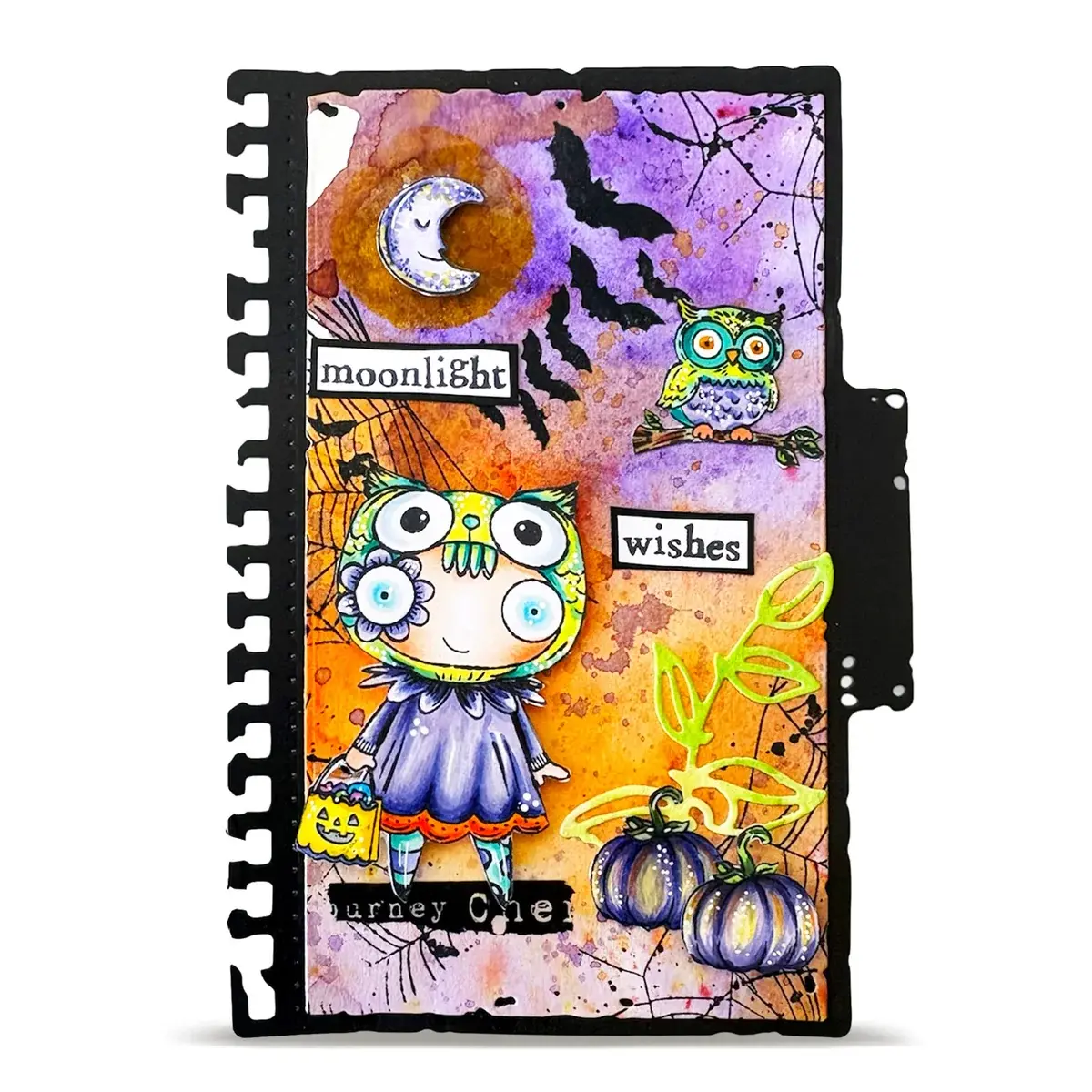 AALL & CREATE AALL & CREATE JANET KLEIN #1421 MOONLIGHT WISHES A7 CLEAR STAMP SET