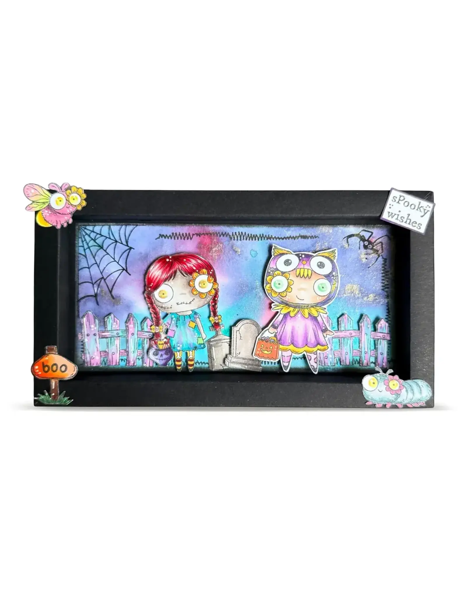 AALL & CREATE AALL & CREATE JANET KLEIN #1421 MOONLIGHT WISHES A7 CLEAR STAMP SET