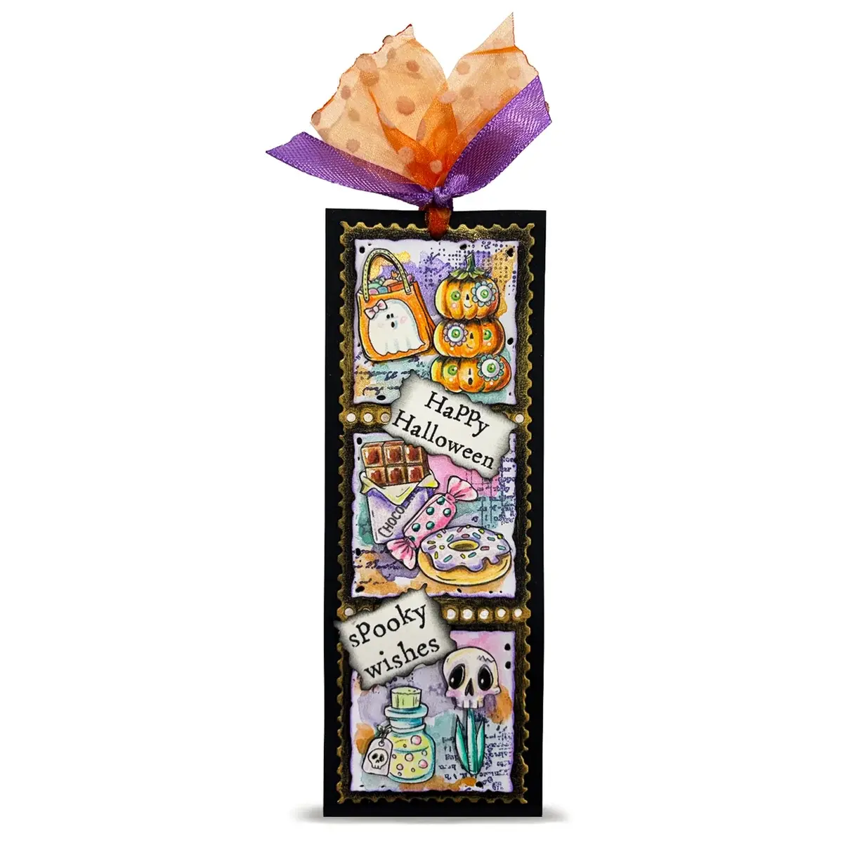 AALL & CREATE AALL & CREATE JANET KLEIN #1422 HALLOWEEN BITS A7 CLEAR STAMP SET