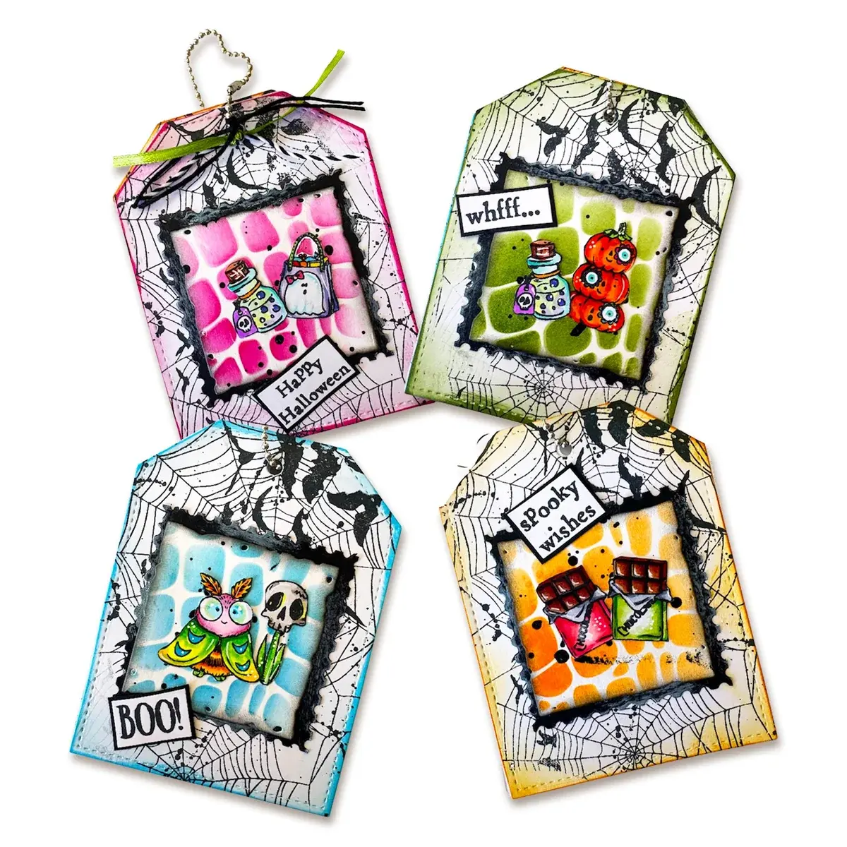 AALL & CREATE AALL & CREATE JANET KLEIN #1422 HALLOWEEN BITS A7 CLEAR STAMP SET