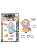 AALL & CREATE AALL & CREATE JANET KLEIN #1423 PUMPKIN PRINCESS A7 CLEAR STAMP SET