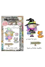 AALL & CREATE AALL & CREATE JANET KLEIN #1424 SPELLBOUND A7 CLEAR STAMP SET