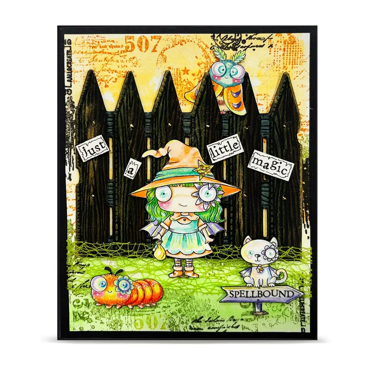 AALL & CREATE AALL & CREATE JANET KLEIN #1424 SPELLBOUND A7 CLEAR STAMP SET