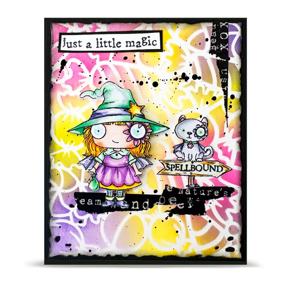 AALL & CREATE AALL & CREATE JANET KLEIN #1424 SPELLBOUND A7 CLEAR STAMP SET