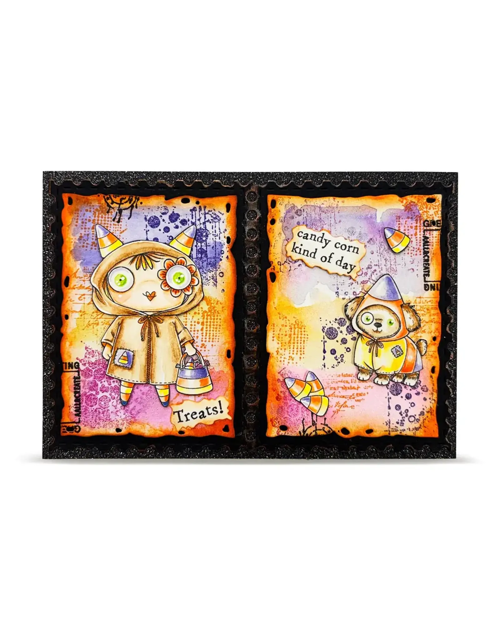 AALL & CREATE AALL & CREATE JANET KLEIN #1425 CORNY CUTE A7 CLEAR STAMP SET