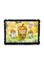AALL & CREATE AALL & CREATE JANET KLEIN #1426 PUMPKIN PALS A7 CLEAR STAMP SET