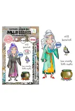 AALL & CREATE AALL & CREATE JANET KLEIN #1428 MYSTIC DEE A7 CLEAR STAMP SET