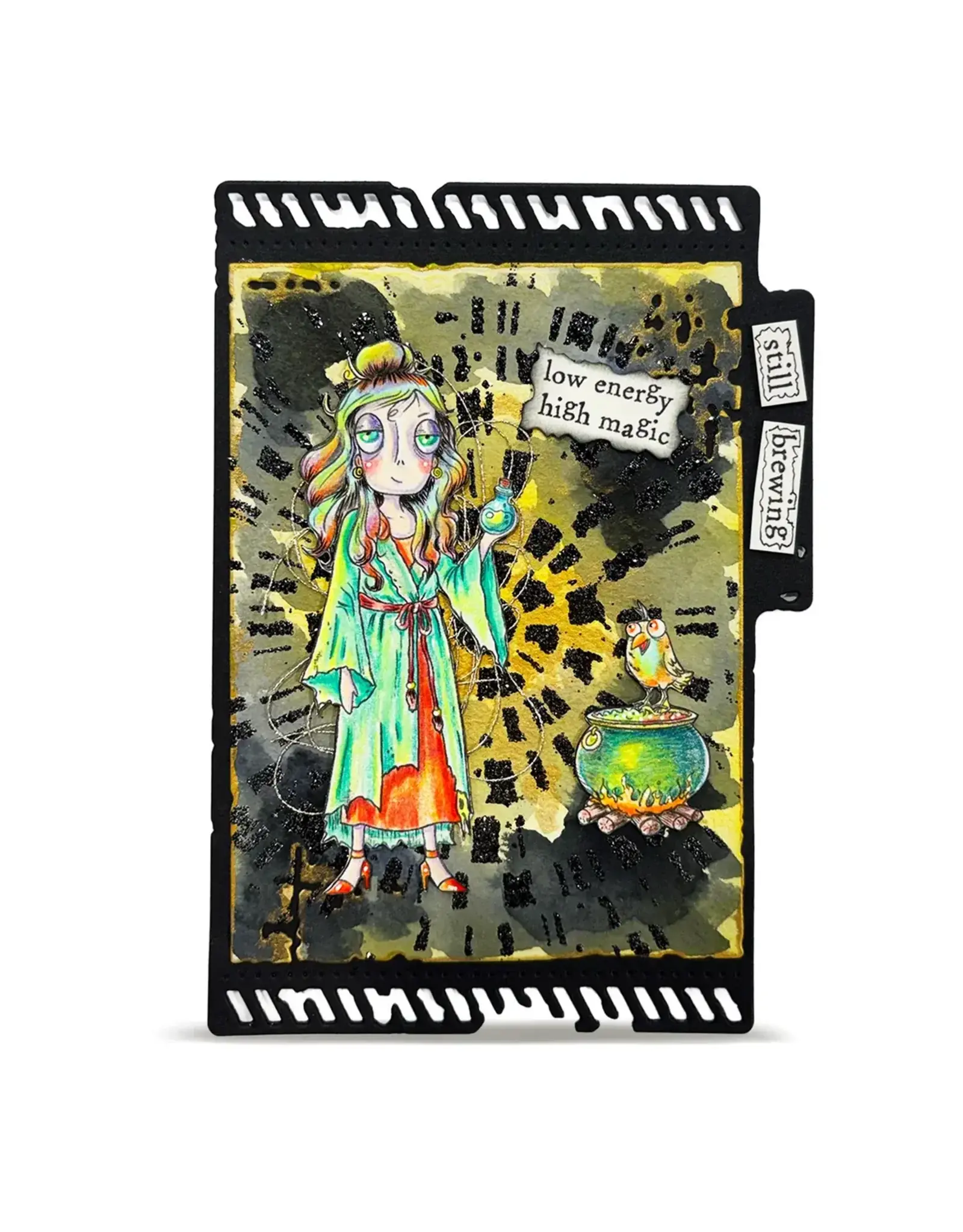 AALL & CREATE AALL & CREATE JANET KLEIN #1428 MYSTIC DEE A7 CLEAR STAMP SET