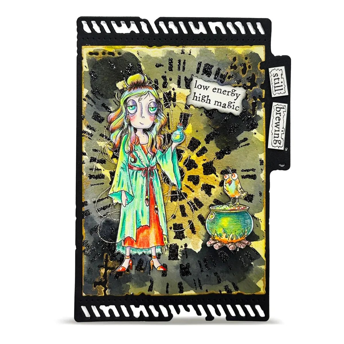 AALL & CREATE AALL & CREATE JANET KLEIN #1428 MYSTIC DEE A7 CLEAR STAMP SET
