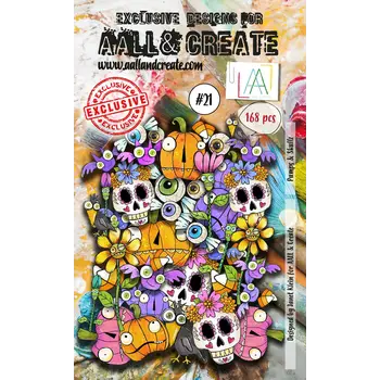 AALL & CREATE AALL & CREATE JANET KLEIN #21 PUMPS & SKULLZ EPHEMERA DIE CUTS 168/PK