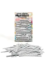 AALL & CREATE AALL & CREATE AUTOUR DE MWA #50 HILARIOUS HEADLINES EPHEMERA DIE CUTS 189/PK