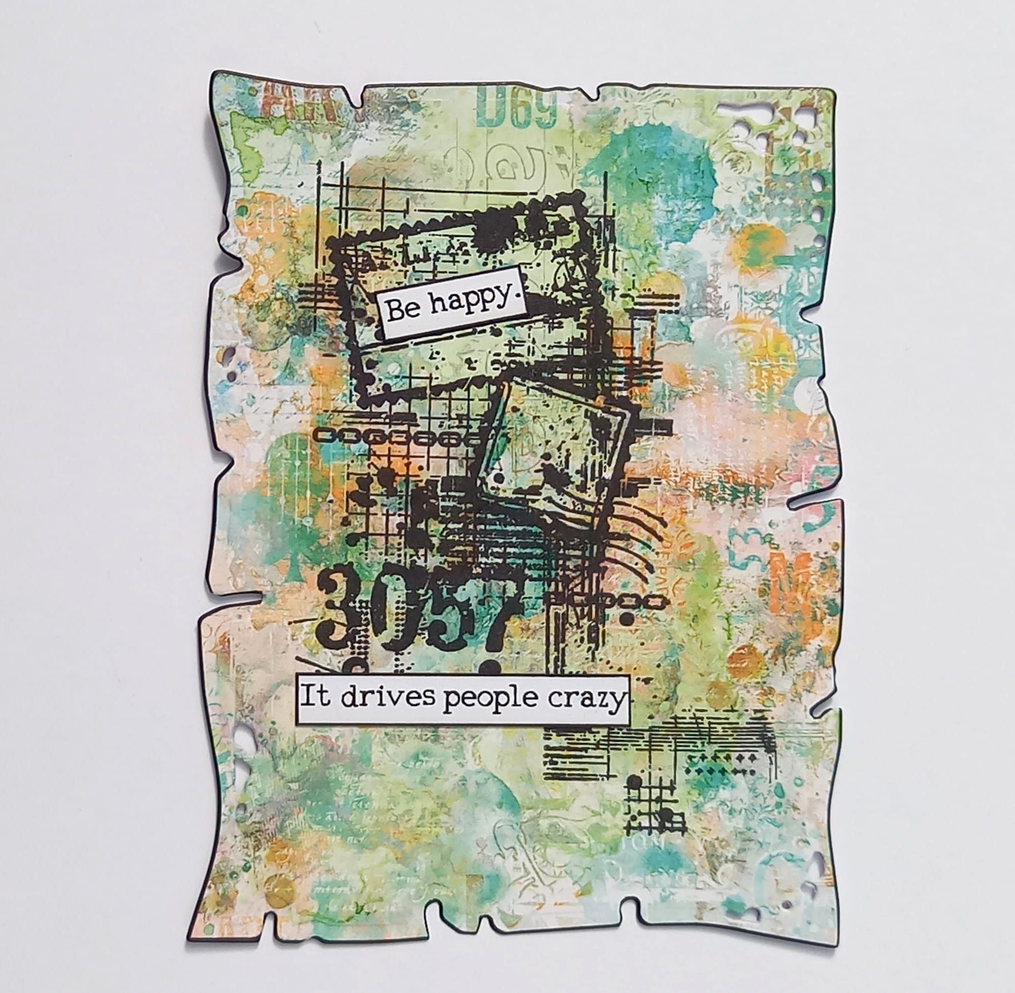 AALL & CREATE AALL & CREATE AUTOUR DE MWA #50 HILARIOUS HEADLINES EPHEMERA DIE CUTS 189/PK