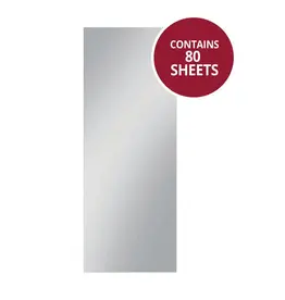 HUNKYDORY CRAFTS LTD. HUNKYDORY STUNNING SILVER BOOKMARK TOPPER MIRRI MATS 80/PK