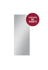 HUNKYDORY CRAFTS LTD. HUNKYDORY STUNNING SILVER BOOKMARK TOPPER MIRRI MATS 80/PK