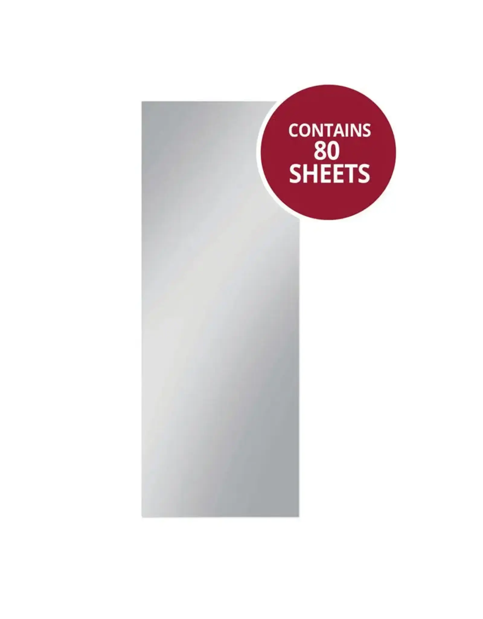 HUNKYDORY CRAFTS LTD. HUNKYDORY STUNNING SILVER BOOKMARK TOPPER MIRRI MATS 80/PK