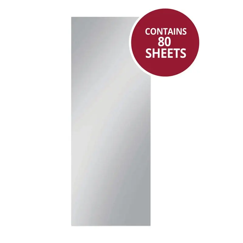 HUNKYDORY CRAFTS LTD. HUNKYDORY STUNNING SILVER BOOKMARK TOPPER MIRRI MATS 80/PK