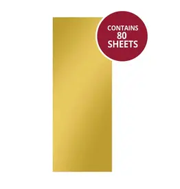 HUNKYDORY CRAFTS LTD. HUNKYDORY RICH GOLD BOOKMARK TOPPER MIRRI MATS 80/PK