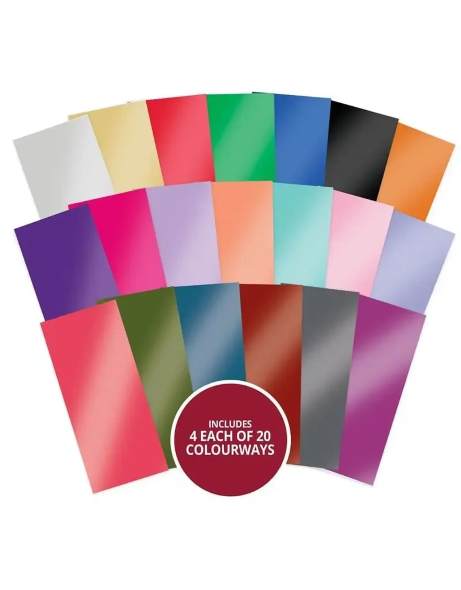 HUNKYDORY CRAFTS LTD. HUNKYDORY COLOUR ASSORTMENT BOOKMARK TOPPER MIRRI MATS 80/PK