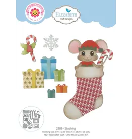 ELIZABETH CRAFT DESIGNS ELIZABETH CRAFT DESIGNS CUTE & WHIMSICAL SNUGGLE SEASON STOCKING DIE SET