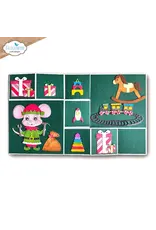 ELIZABETH CRAFT DESIGNS ELIZABETH CRAFT DESIGNS CUTE & WHIMSICAL SNUGGLE SEASON ELF DIE SET