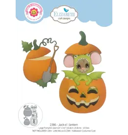 ELIZABETH CRAFT DESIGNS ELIZABETH CRAFT DESIGNS CUTE & WHIMSICAL SNUGGLE SEASON JACK-O'-LANTERN DIE SET