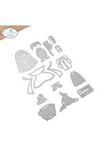 ELIZABETH CRAFT DESIGNS ELIZABETH CRAFT DESIGNS CUTE & WHIMSICAL SNUGGLE SEASON HALLOWEEN COSTUMES SCARY DIE SET