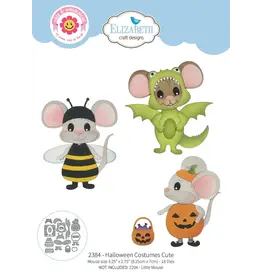 ELIZABETH CRAFT DESIGNS ELIZABETH CRAFT DESIGNS CUTE & WHIMSICAL SNUGGLE SEASON HALLOWEEN COSTUMES CUTE DIE SET