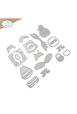 ELIZABETH CRAFT DESIGNS ELIZABETH CRAFT DESIGNS CUTE & WHIMSICAL SNUGGLE SEASON HALLOWEEN COSTUMES CUTE DIE SET