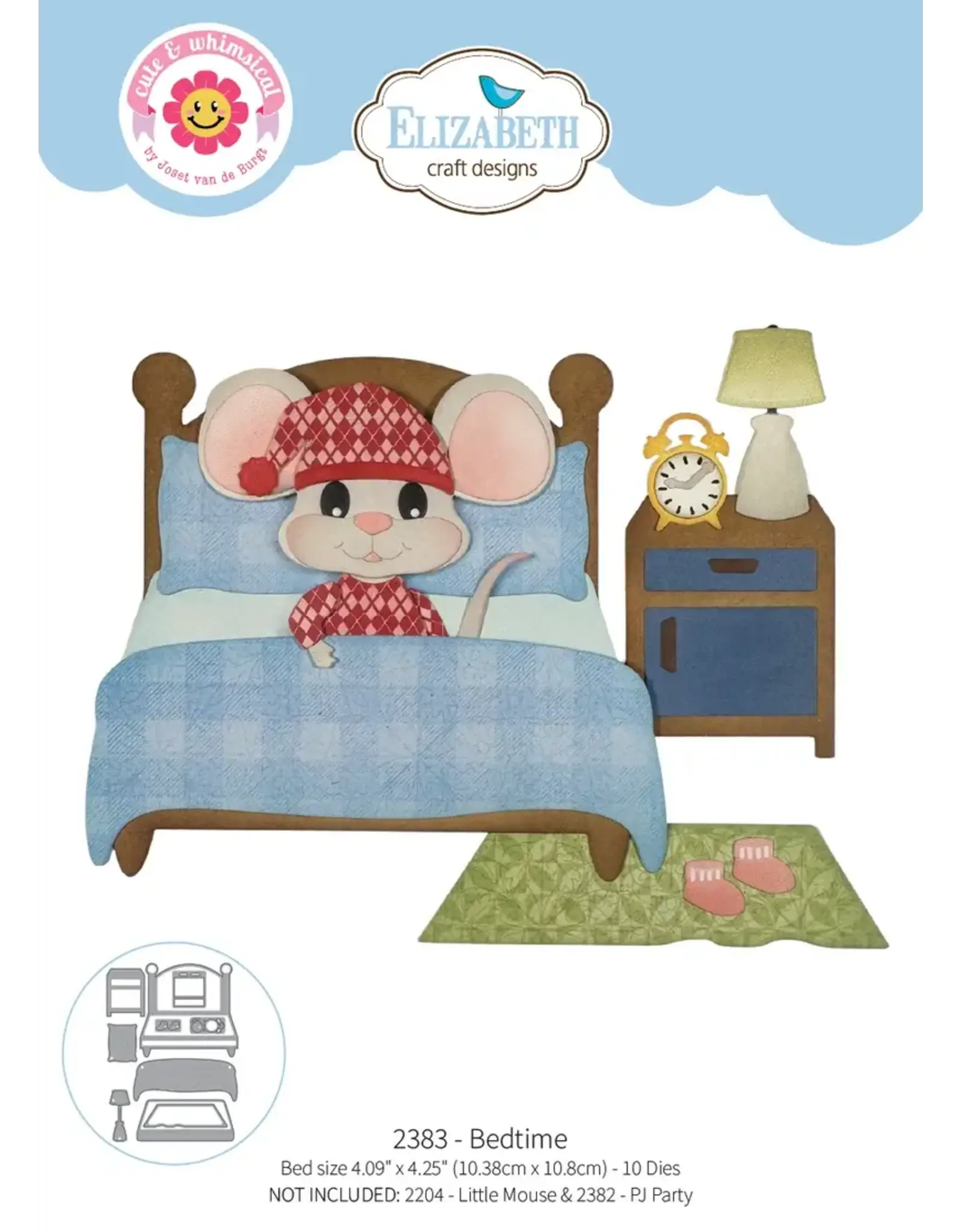 ELIZABETH CRAFT DESIGNS ELIZABETH CRAFT DESIGNS CUTE & WHIMSICAL SNUGGLE SEASON BEDTIME DIE SET
