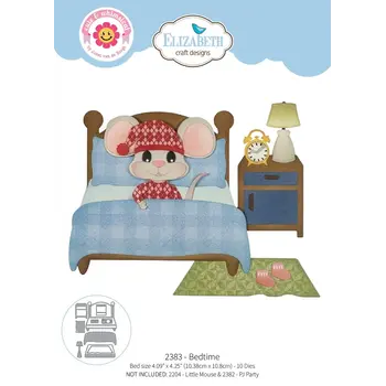ELIZABETH CRAFT DESIGNS ELIZABETH CRAFT DESIGNS CUTE & WHIMSICAL SNUGGLE SEASON BEDTIME DIE SET