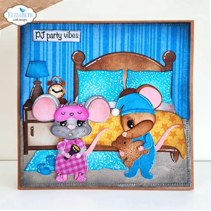 ELIZABETH CRAFT DESIGNS ELIZABETH CRAFT DESIGNS CUTE & WHIMSICAL SNUGGLE SEASON BEDTIME DIE SET