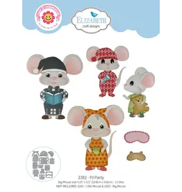 ELIZABETH CRAFT DESIGNS ELIZABETH CRAFT DESIGNS CUTE & WHIMSICAL SNUGGLE SEASON PJ PARTY DIE SET