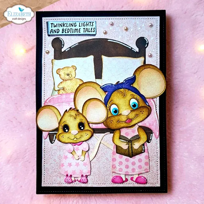 ELIZABETH CRAFT DESIGNS ELIZABETH CRAFT DESIGNS CUTE & WHIMSICAL SNUGGLE SEASON PJ PARTY DIE SET