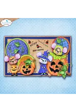 ELIZABETH CRAFT DESIGNS ELIZABETH CRAFT DESIGNS CUTE & WHIMSICAL SNUGGLE SEASON SPOOKY SENTIMENTS CLEAR STAMP SET