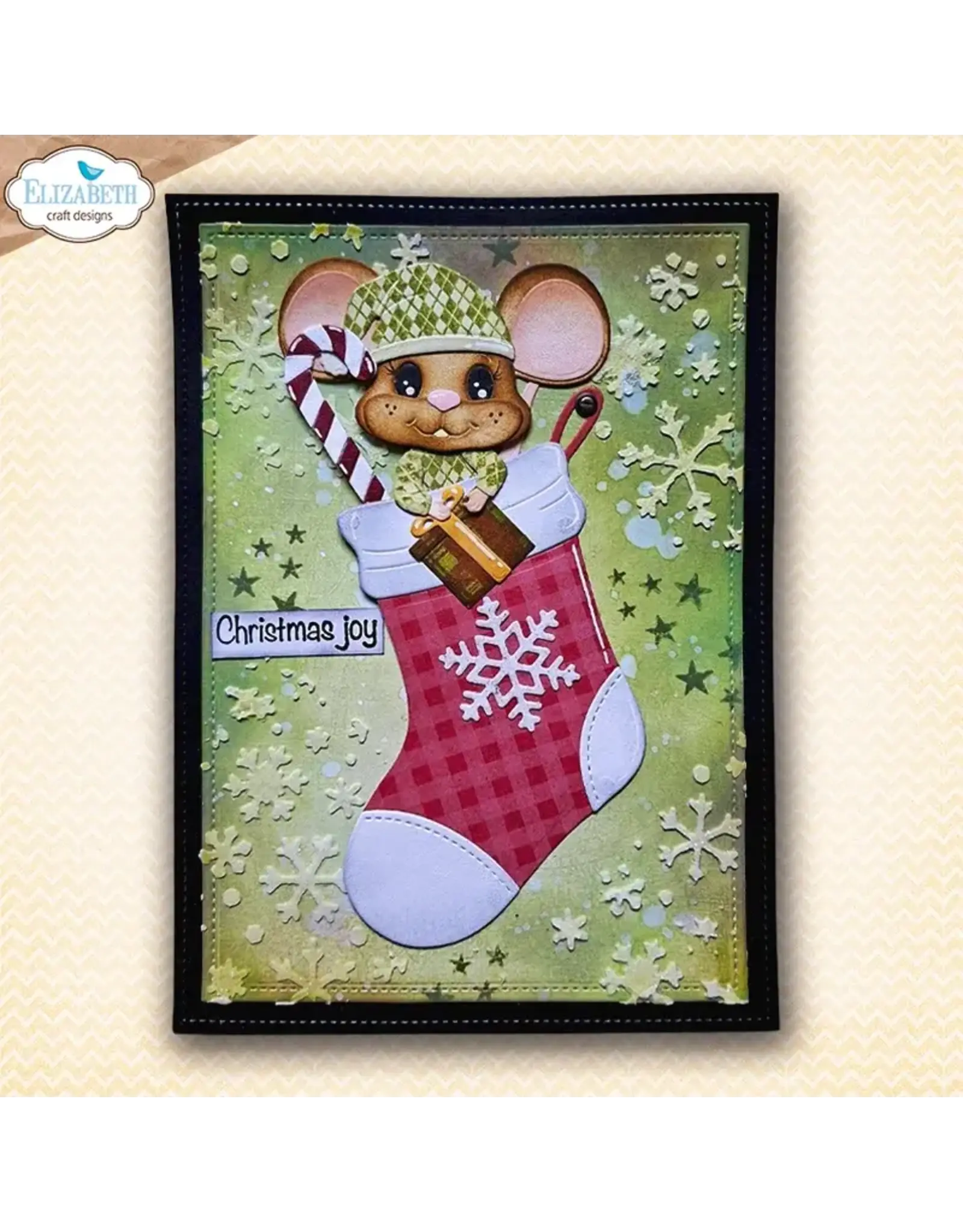 ELIZABETH CRAFT DESIGNS ELIZABETH CRAFT DESIGNS CUTE & WHIMSICAL SNUGGLE SEASON TEXTILE CLEAR STAMP SET