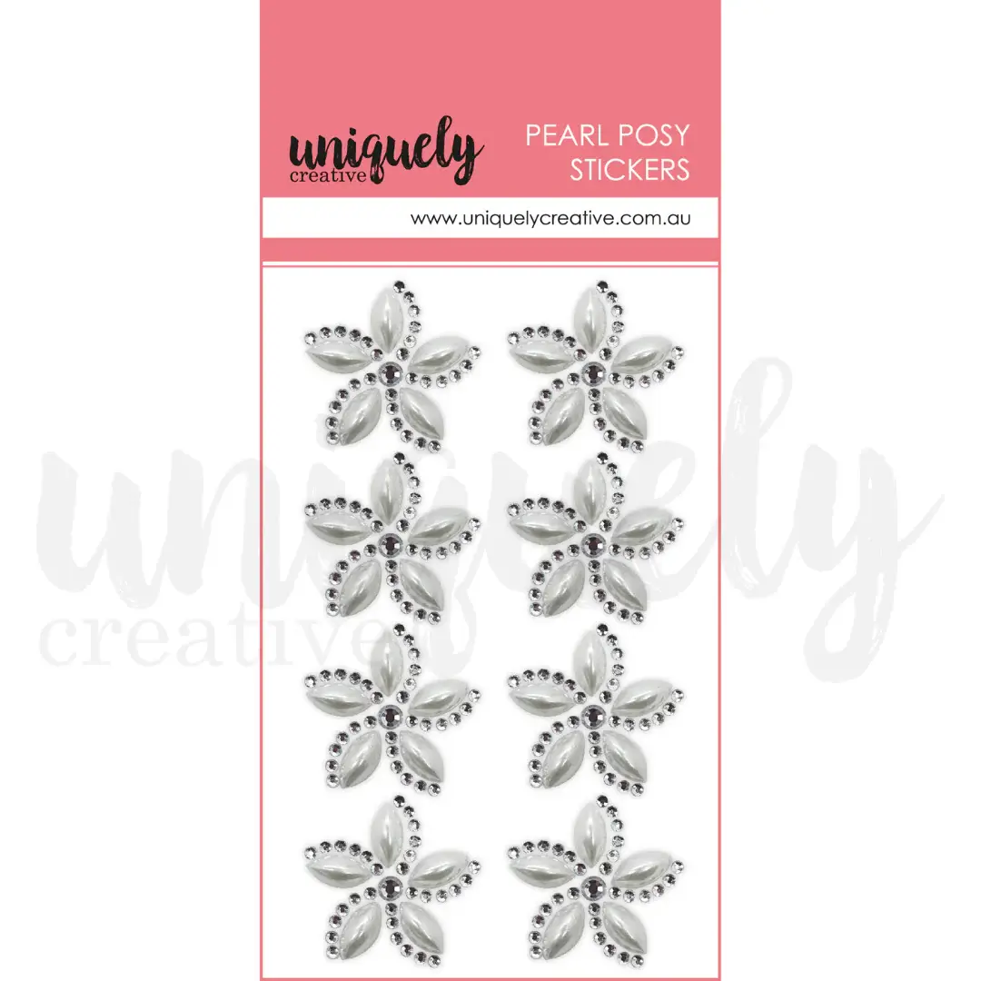 UNIQUELY CREATIVE UNIQUELY CREATIVE PEARL PEARL POSY STICKERS