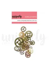 UNIQUELY CREATIVE UNIQUELY CREATIVE MIXED COGS METAL EMBELLISHMENTS