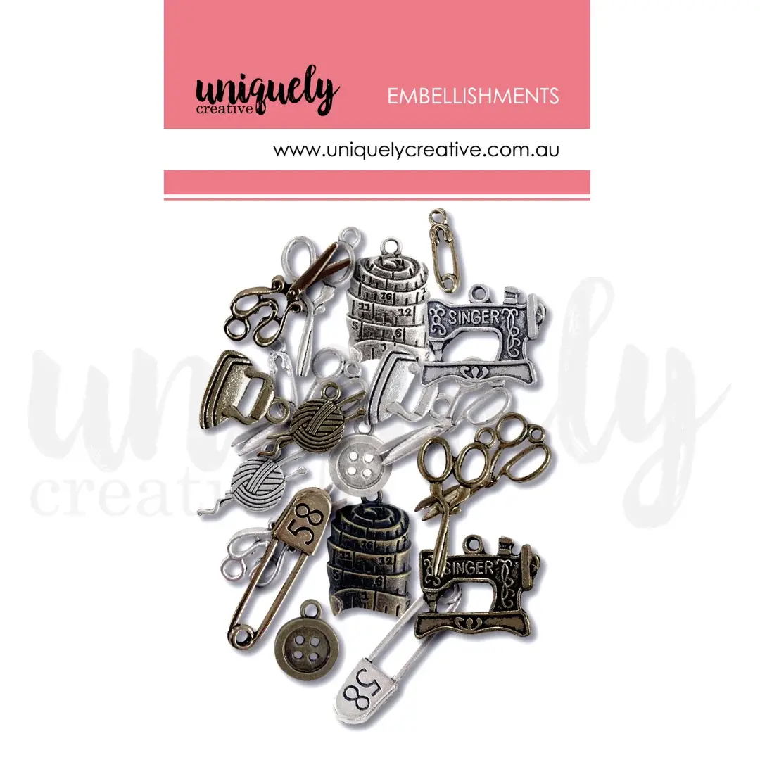 UNIQUELY CREATIVE UNIQUELY CREATIVE CRAFTERS TOOLS METAL EMBELLISHMENTS