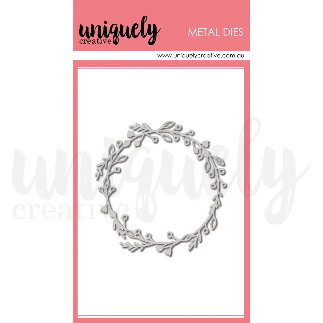 UNIQUELY CREATIVE UNIQUELY CREATIVE LEAFY WREATH DIE