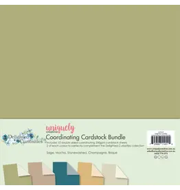 UNIQUELY CREATIVE UNIQUELY CREATIVE DELIGHTED CURIOSITIES 12x12 CARDSTOCK BUNDLE